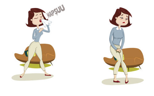 Stress inkontinans ( karın içi basıncını artıran eylemler nedeniyle idrar kaçırma)